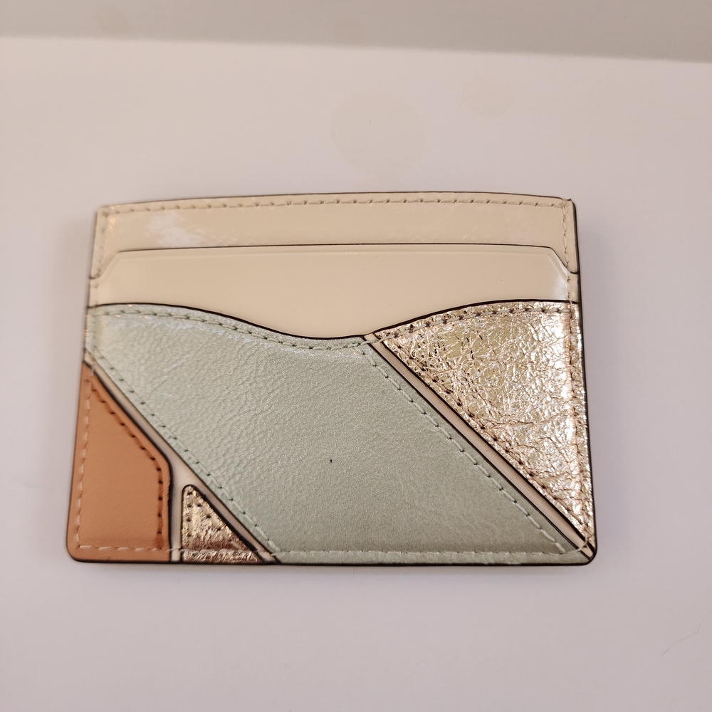 Tory Burch Colorblock Card Holder - Picture 2 of 8